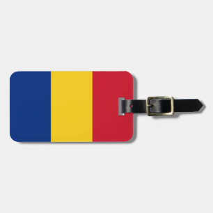 Etiqueta De Bagagem Bandeira da Romênia