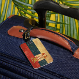 Etiqueta De Bagagem Bandeira da Sérvia