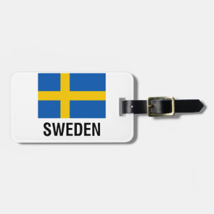 Etiqueta De Bagagem BANDEIRA da SUECIA