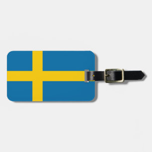 Etiqueta De Bagagem Bandeira da Suecia