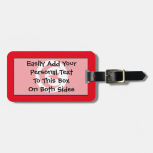 Etiqueta De Bagagem Bandeira da Tunísia Easy ID Personal