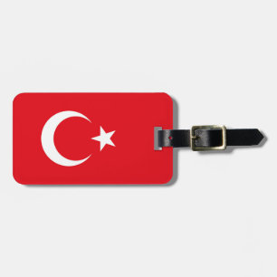 Etiqueta De Bagagem Bandeira da Turquia