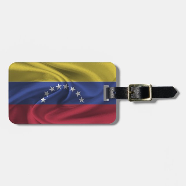 Etiqueta De Bagagem Bandeira Da Venezuela (Frente Horizontal)
