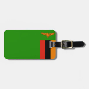 Etiqueta De Bagagem Bandeira da Zâmbia