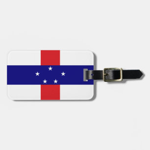 Etiqueta De Bagagem Bandeira das Antilhas Neerlandesas