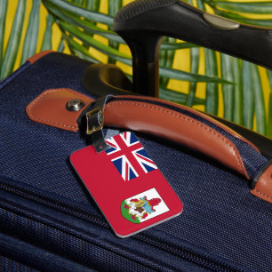 Etiqueta De Bagagem Bandeira das Bermudas