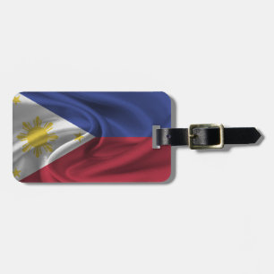 Etiqueta De Bagagem Bandeira Das Filipinas