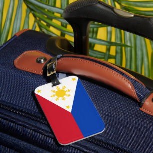 Etiqueta De Bagagem Bandeira das Filipinas