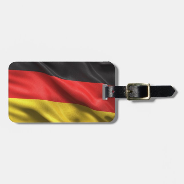 Etiqueta De Bagagem Bandeira de Alemanha (Frente Horizontal)