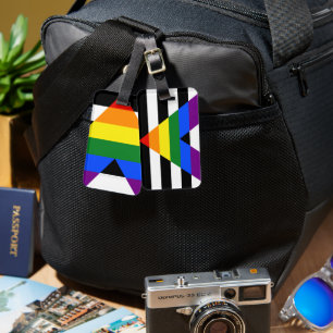 Etiqueta De Bagagem Bandeira de aliado straight da SlipperyJoe lisa ar