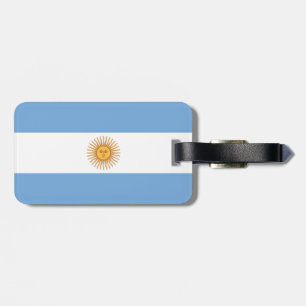 Etiqueta De Bagagem Bandeira de Argentina