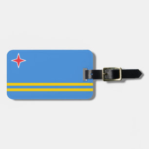 Etiqueta De Bagagem Bandeira de Aruba