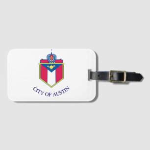 Etiqueta De Bagagem Bandeira de Austin, Texas