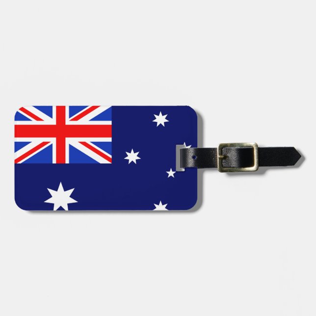Etiqueta De Bagagem Bandeira de Austrália (Frente Horizontal)