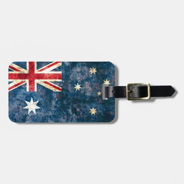 Etiqueta De Bagagem Bandeira de Austrália (Frente Horizontal)