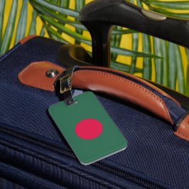 Etiqueta De Bagagem bandeira de Bangladesh