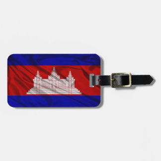 Etiqueta De Bagagem Bandeira de Cambodia