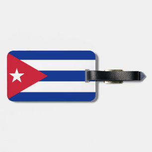 Etiqueta De Bagagem Bandeira de Cuba