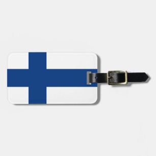 Etiqueta De Bagagem Bandeira de Finlandia