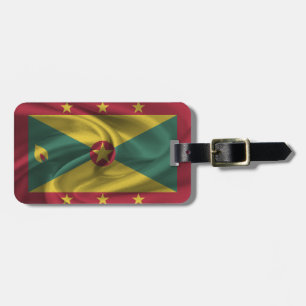Etiqueta De Bagagem Bandeira De Granada