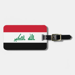 Etiqueta De Bagagem Bandeira de Iraque