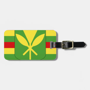 Etiqueta De Bagagem Bandeira de Kanaka Maoli - bandeira havaiana da