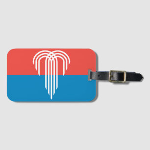 Etiqueta De Bagagem Bandeira de Kansas City, Missouri