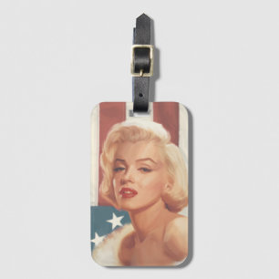Etiqueta De Bagagem Bandeira de Marilyn