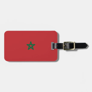 Etiqueta De Bagagem Bandeira de Marrocos