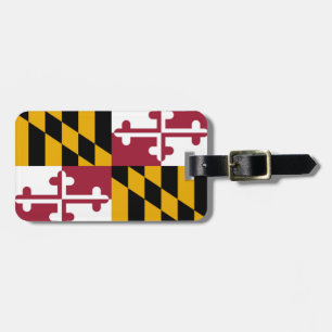 Etiqueta De Bagagem bandeira de Maryland