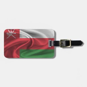Etiqueta De Bagagem Bandeira De Omã