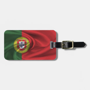 Etiqueta De Bagagem Bandeira De Portugal