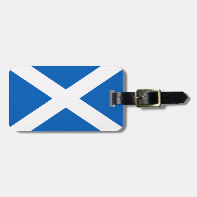 Etiqueta De Bagagem Bandeira de Scotland (Frente Horizontal)