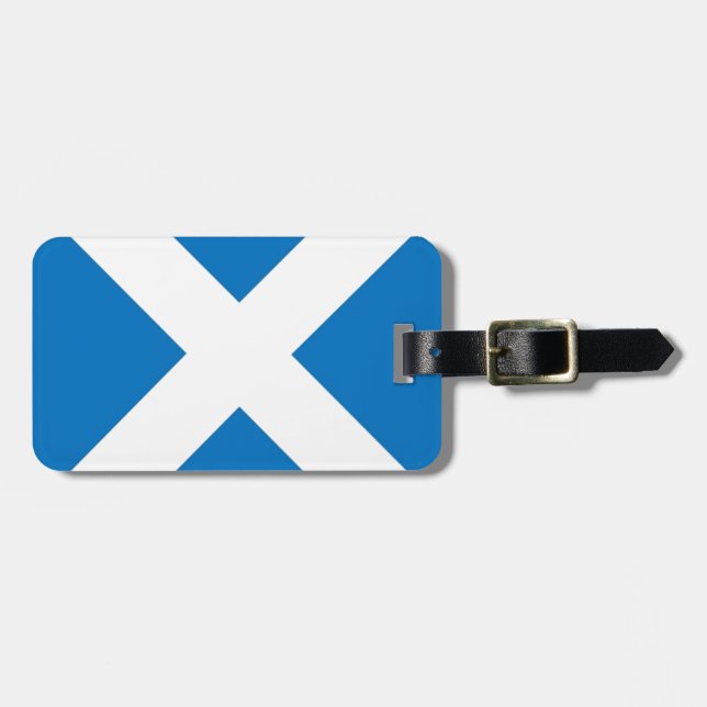 Etiqueta De Bagagem Bandeira de Scotland (Frente Horizontal)