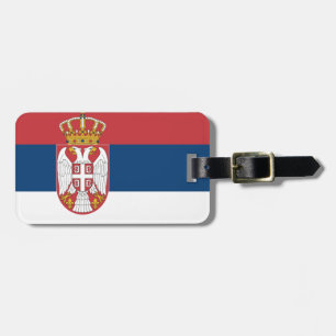 Etiqueta De Bagagem Bandeira de Serbia