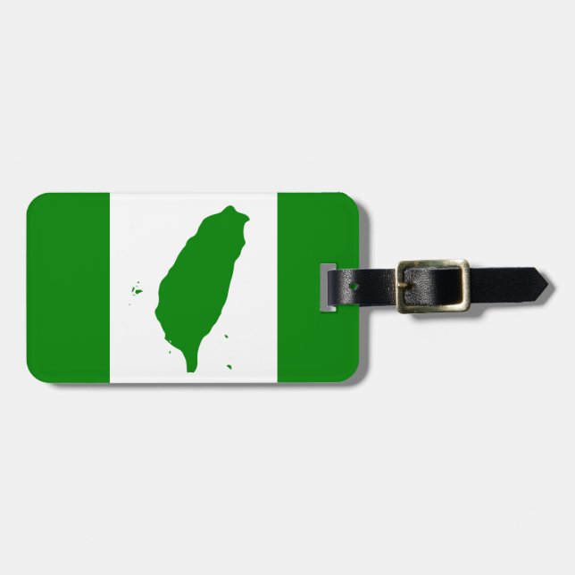 Etiqueta De Bagagem Bandeira de Taiwan (Frente Horizontal)