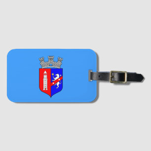 Etiqueta De Bagagem Bandeira de Tirana, Albânia