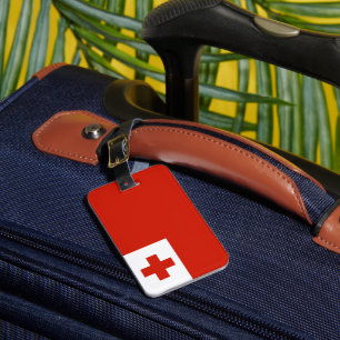 Etiqueta De Bagagem bandeira de Tonga