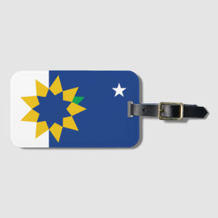 Etiqueta De Bagagem Bandeira de Topeka, Kansas