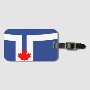 Etiqueta De Bagagem Bandeira de Toronto, Ontário