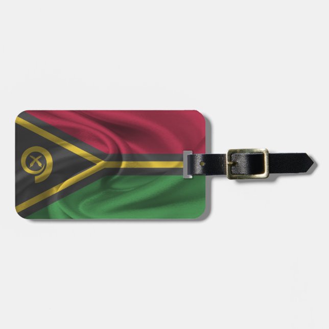 Etiqueta De Bagagem Bandeira de Vanuatu (Frente Horizontal)