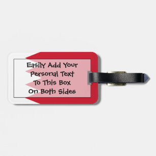 Etiqueta De Bagagem Bandeira do Bahrain Easy ID Pessoal