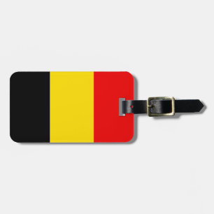 Etiqueta De Bagagem Bandeira do Belgium Easy ID Personal