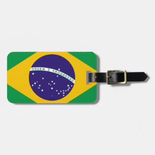 Etiqueta De Bagagem Bandeira do Brasil