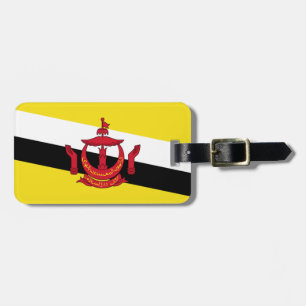 Etiqueta De Bagagem Bandeira do Brunei Easy ID Personal