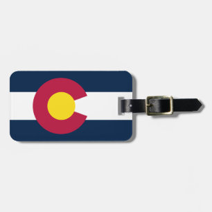 Etiqueta De Bagagem Bandeira do Estado do Colorado