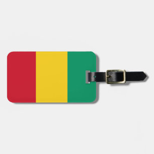 Etiqueta De Bagagem Bandeira do Guineense Easy ID Pessoal