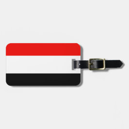 Etiqueta De Bagagem Bandeira do Iêmen