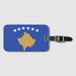 Etiqueta De Bagagem Bandeira do Kosovo
