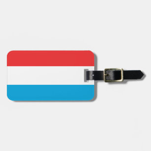 Etiqueta De Bagagem Bandeira do Luxembourg Easy ID Personal